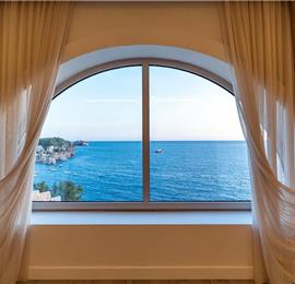 11 bedroom seafront villa with infinity pool near Budvar, sleeps 22